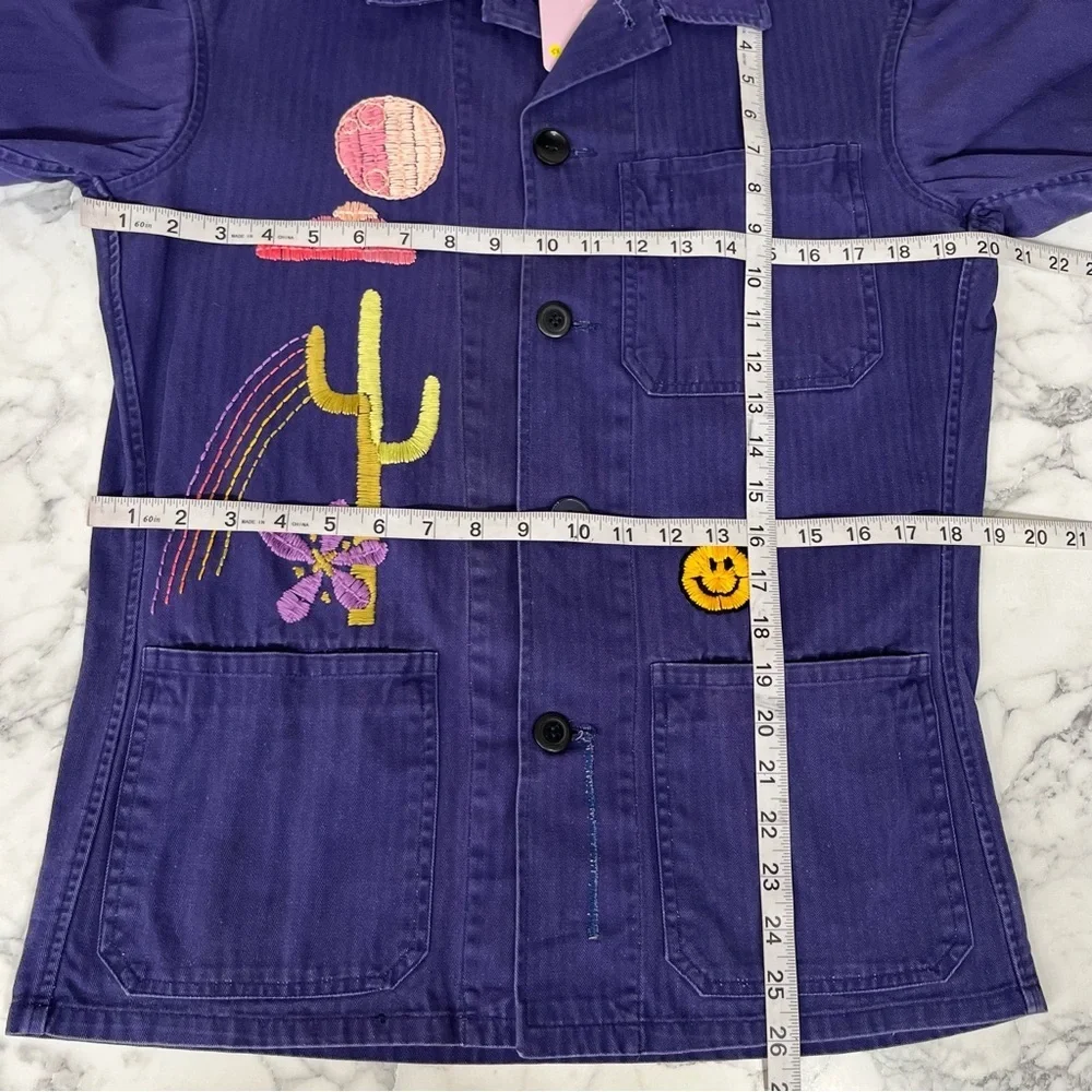NEW FREE PEOPLE THE WOLVES DESERT TRIP EMBROIDERED SHIRT JACKET XS $250